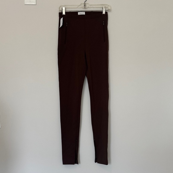 NWT Babaton Aritzia Palisades Brown Legging/Trouser - M - Picture 4 of 7